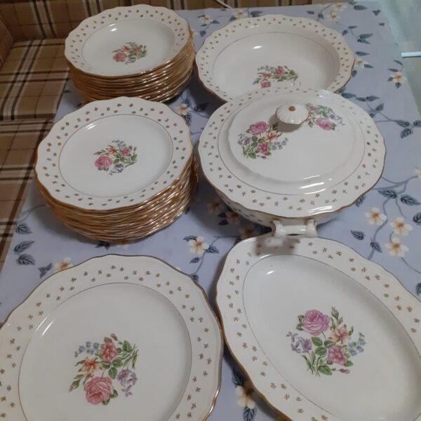 Serviciu de Masa francez - Vintage 12 Pers